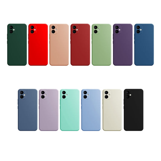 For Samsung Galaxy A05 Imitation Liquid Silicone Phone Case(Blue) by buy2fix