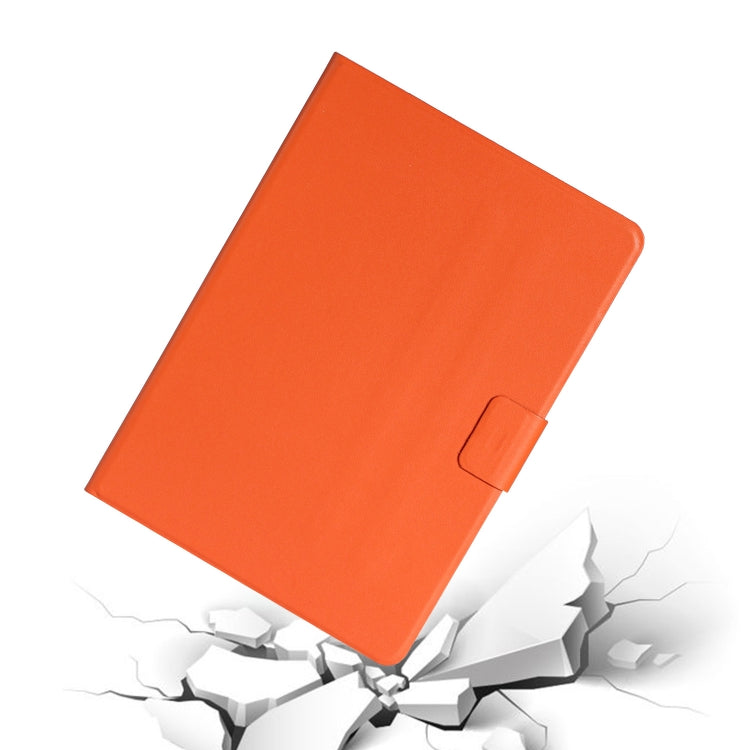 For Lenovo Tab M11/ Xiaoxin Pad 11 2024 Pure Color Smart Leather Tablet Case(Orange) by buy2fix