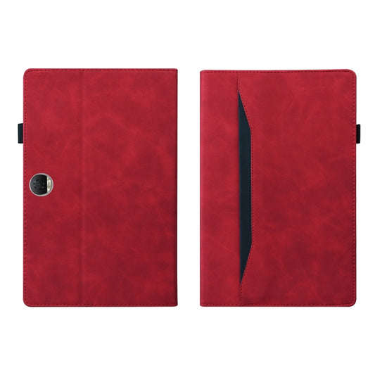 For Honor Pad 9 Splicing Shockproof Leather Tablet Case(Red) by buy2fix