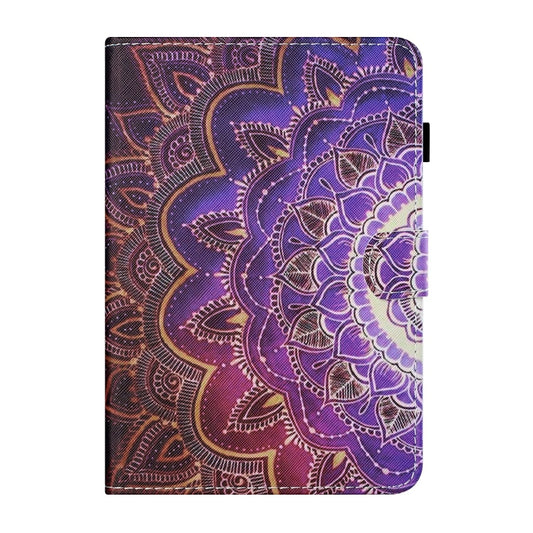 For Lenovo Tab M11/ Xiaoxin Pad 11 2024 Coloured Drawing Stitching Smart Leather Tablet Case(Mandala Flower) by buy2fix