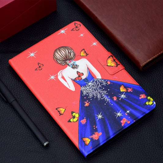 For Lenovo Tab M11/ Xiaoxin Pad 11 2024 Voltage Coloured Drawing Smart Leather Tablet Case(Girl Back) by buy2fix