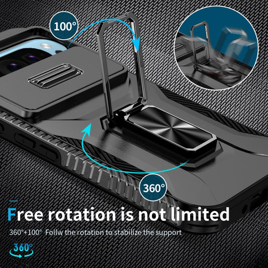 For Google Pixel 10 / 10 Pro / 9 / 9 Pro Sliding Camshield Holder Phone Case(Black) by buy2fix