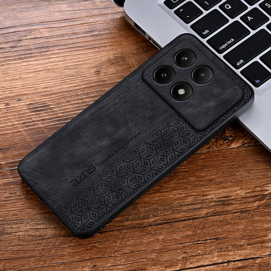 For Xiaomi Redmi K70 AZNS 3D Embossed Skin Feel Phone Case(Black) by AZNS