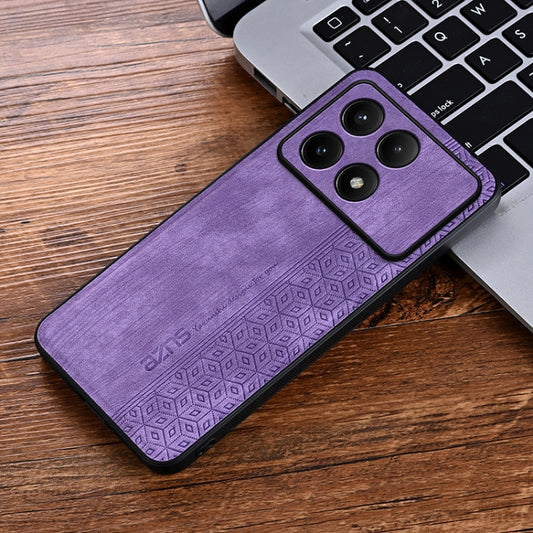 For Xiaomi Redmi K70 Pro AZNS 3D Embossed Skin Feel Phone Case(Purple) by AZNS