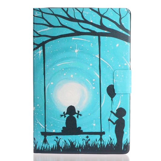 For Lenovo Tab M11/ Xiaoxin Pad 11 2024 Voltage Coloured Drawing Smart Leather Tablet Case(Lovers) by buy2fix