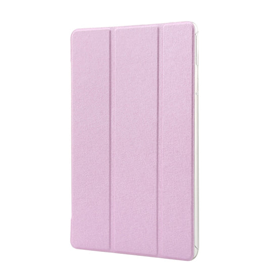 For Huawei MatePad Pro 11 2024 Silk Texture 3-Fold Leather Tablet Case(Light Purple) by buy2fix