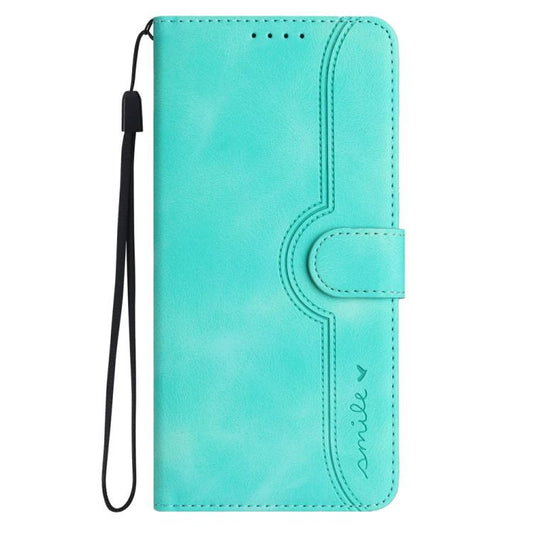 For Google Pixel 10 / Pixel 10 Pro Heart Pattern Skin Feel Leather Phone Case(Light Blue) - Google Cases by buy2fix | Online Shopping UK | buy2fix