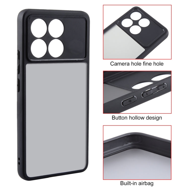 For Xiaomi Redmi K70 / K70 Pro Fine Pore Matte Black TPU + PC Phone Case - Xiaomi Cases by buy2fix | Online Shopping UK | buy2fix