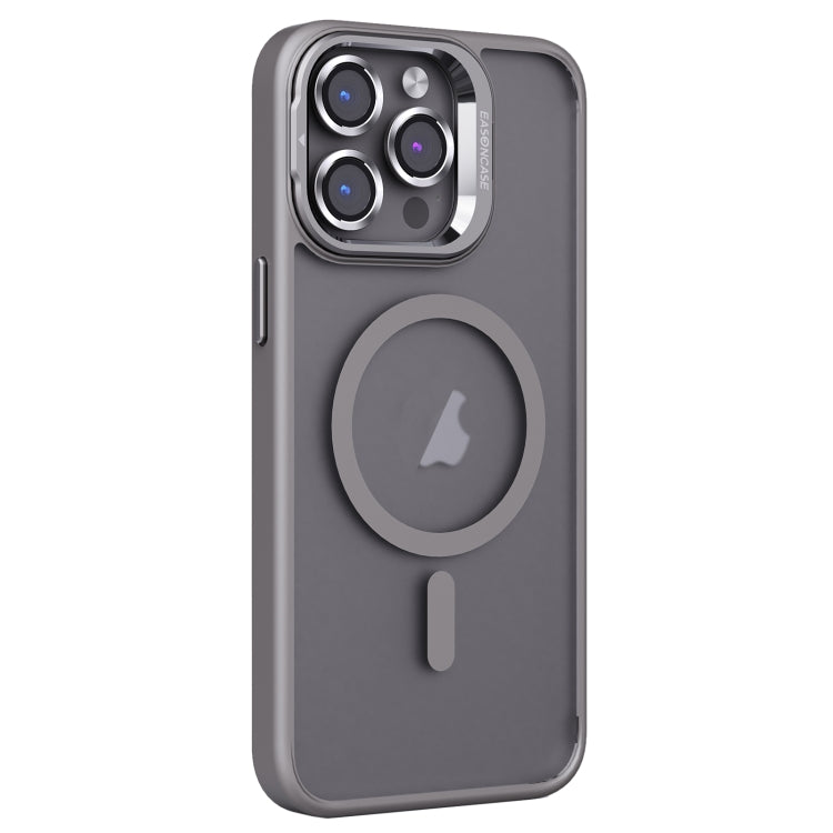 For iPhone 13 Pro Max Invisible Lens Holder PC + TPU Frosted MagSafe Phone Case(Gray) - iPhone 13 Pro Max Cases by buy2fix | Online Shopping UK | buy2fix