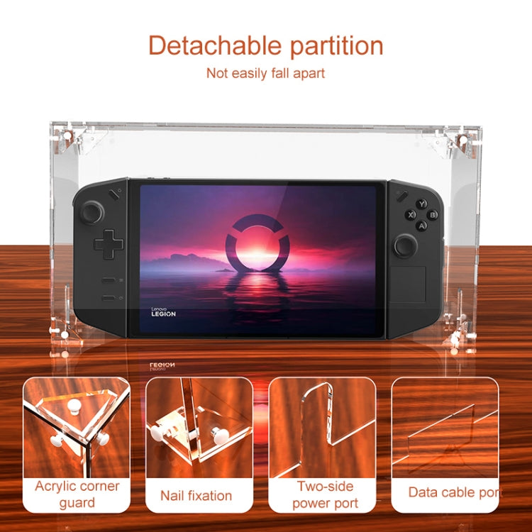 For Lenovo Legion Go Game Console Acrylic Dust Cover(Transparent) - Accessories by buy2fix | Online Shopping UK | buy2fix