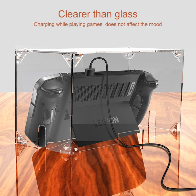 For Lenovo Legion Go Game Console Acrylic Dust Cover(Transparent) - Accessories by buy2fix | Online Shopping UK | buy2fix