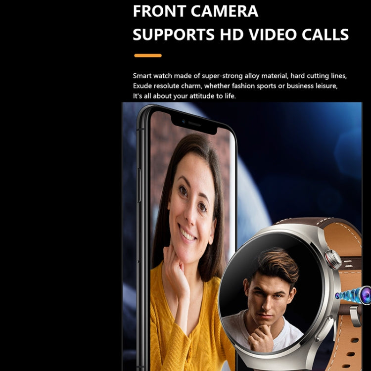 1.53 inch Front Camera Smart Watch Support AI Voice / SIM Card, Specification:2GB+32GB(Silver) - Smart Watches by buy2fix | Online Shopping UK | buy2fix