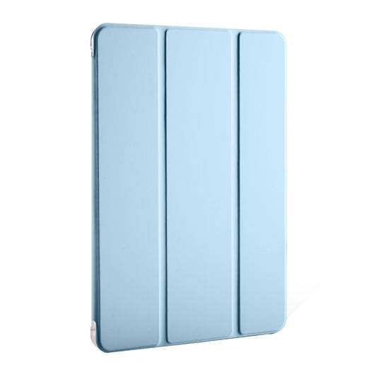 For Huawei MatePad Pro 11 2024 3-fold Clear TPU Leather Tablet Case with Pen Slot(Ice Blue) by buy2fix