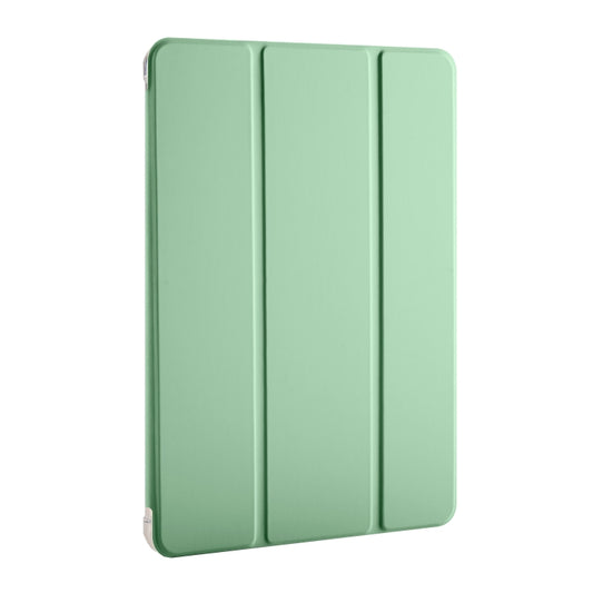 For Huawei MatePad Pro 11 2024 3-fold Clear TPU Leather Tablet Case with Pen Slot(Matcha Green) by buy2fix