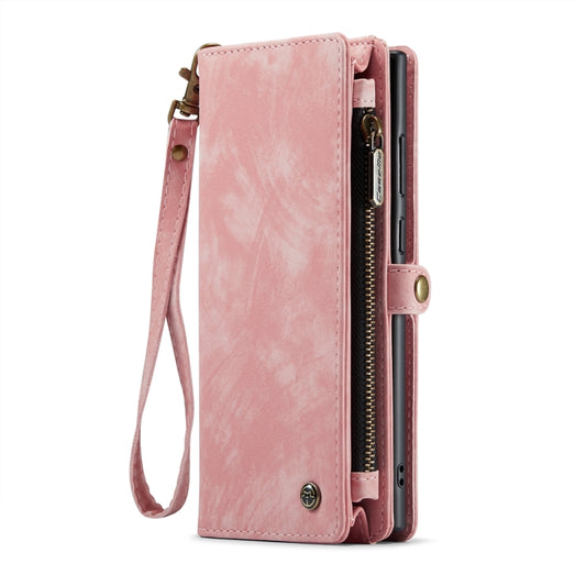 For Samsung Galaxy S24 Ultra 5G CaseMe 008 Detachable Multifunctional Leather Phone Case(Pink) by CaseMe