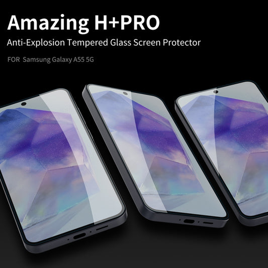 For Samsung Galaxy A55 5G NILLKIN H+Pro 0.2mm 9H Explosion-proof Tempered Glass Film by NILLKIN