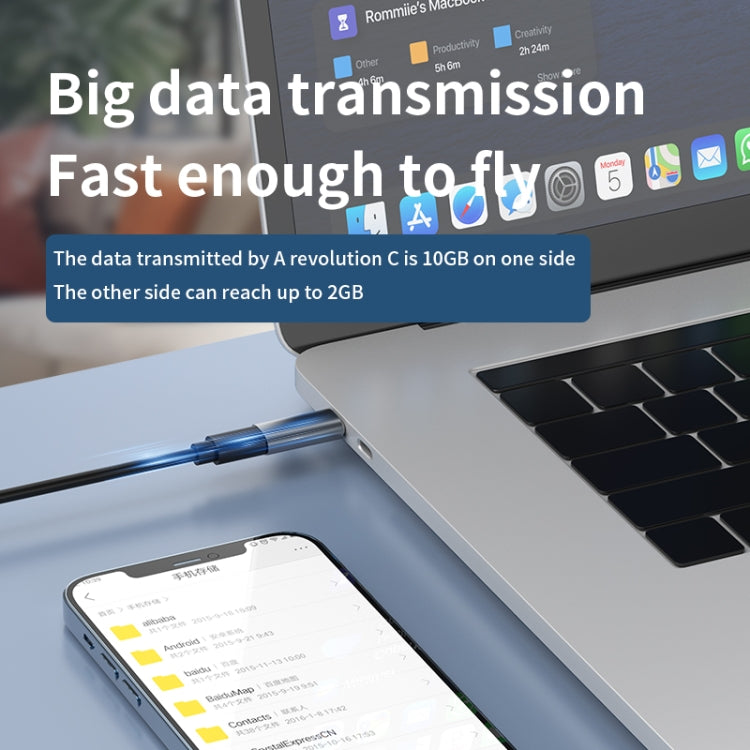 60W USB-C/Type-C to 8 Pin Female Charging Transfer Adapter by buy2fix