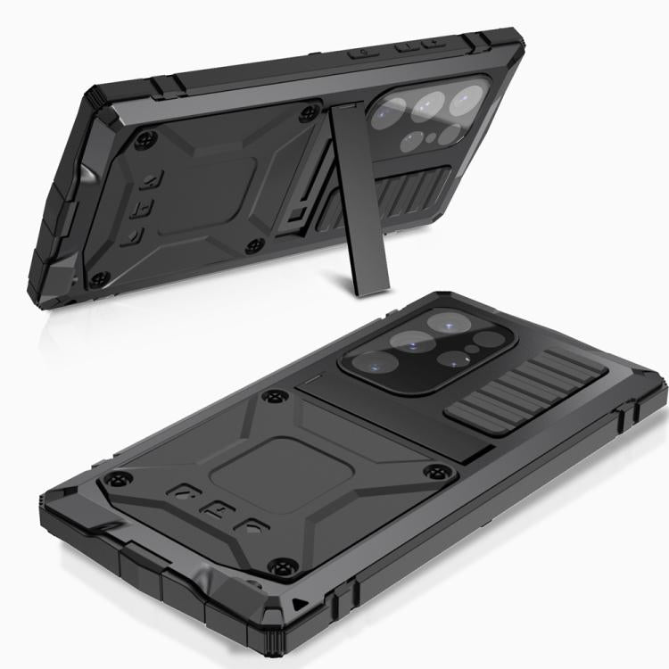 For Samsung Galaxy S25 Ultra 5G R-JUST Life Waterproof Dustproof Shockproof Phone Case(Black) - Galaxy S25 Ultra 5G Cases by R-JUST | Online Shopping UK | buy2fix