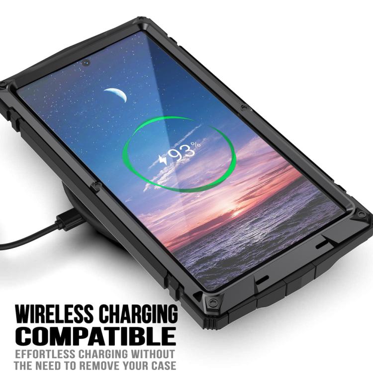 For Samsung Galaxy S25 Ultra 5G R-JUST Life Waterproof Dustproof Shockproof Phone Case(Black) - Galaxy S25 Ultra 5G Cases by R-JUST | Online Shopping UK | buy2fix