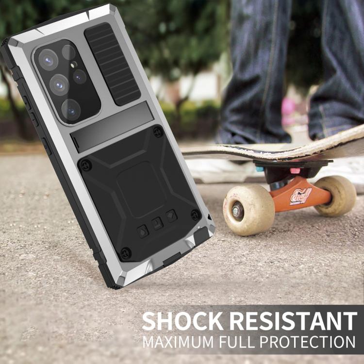 For Samsung Galaxy S25 Ultra 5G R-JUST Life Waterproof Dustproof Shockproof Phone Case(Silver) - Galaxy S25 Ultra 5G Cases by R-JUST | Online Shopping UK | buy2fix
