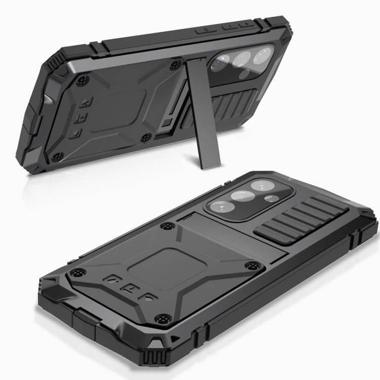 For Samsung Galaxy S25+ 5G R-JUST Life Waterproof Dustproof Shockproof Phone Case(Black) - Galaxy S25+ 5G Cases by R-JUST | Online Shopping UK | buy2fix