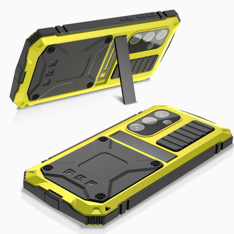 For Samsung Galaxy S25+ 5G R-JUST Life Waterproof Dustproof Shockproof Phone Case(Yellow) - Galaxy S25+ 5G Cases by R-JUST | Online Shopping UK | buy2fix