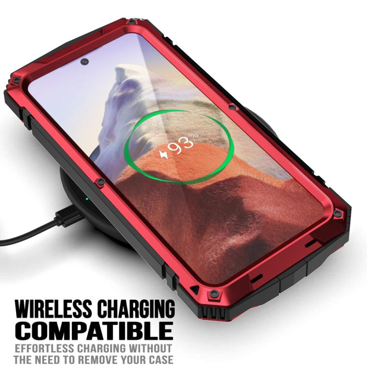 For Samsung Galaxy S25 5G R-JUST Life Waterproof Dustproof Shockproof Phone Case(Red) - Galaxy S25 5G Cases by R-JUST | Online Shopping UK | buy2fix