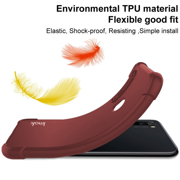 For Xiaomi Poco X6 Pro 5G/Redmi K70E 5G imak Shockproof Airbag TPU Phone Case(Matte Red) - Xiaomi Cases by imak | Online Shopping UK | buy2fix