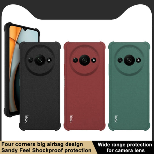 For Xiaomi Redmi A3 4G imak Shockproof Airbag TPU Phone Case(Matte Black) by imak