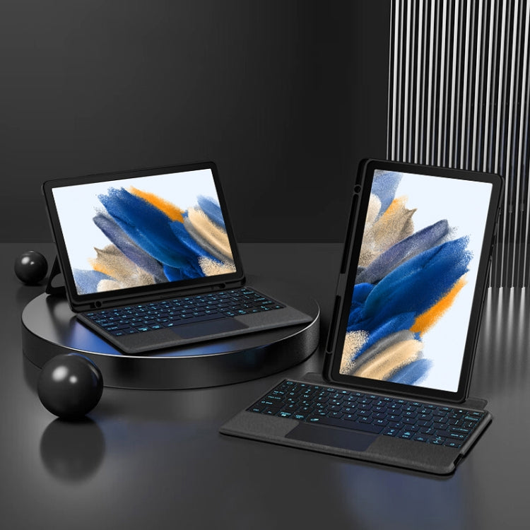 For Samsung Galaxy Tab A8 10.5inch X200 YJ-X200 Split Bluetooth Keyboard Leather Tablet Case by buy2fix