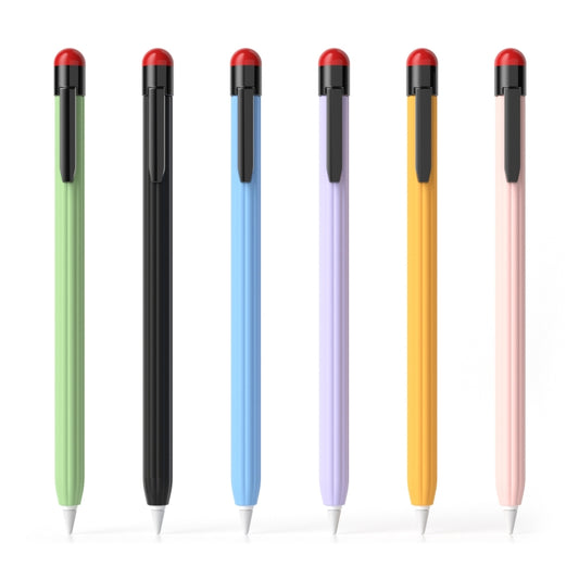 For Apple Pencil 2 Pen Clip Ultra Thin Series Stylus Pen Protective Case(Matcha Green) by buy2fix