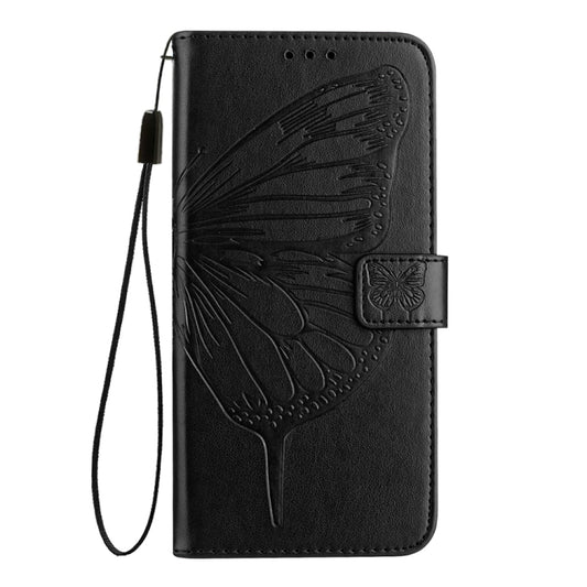 For Xiaomi 13 Ultra Embossed Butterfly Leather Phone Case(Black) by buy2fix