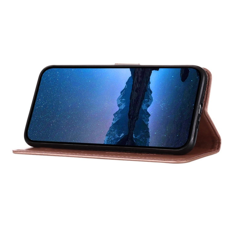For Xiaomi Redmi K70 / K70 Pro Embossed Butterfly Leather Phone Case(Rose Gold) - Xiaomi Cases by buy2fix | Online Shopping UK | buy2fix