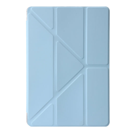 For Lenovo Tab M11 /Xiaoxin Pad 11 2024 Clear Acrylic Deformation Leather Tablet Case(Ice Blue) by buy2fix