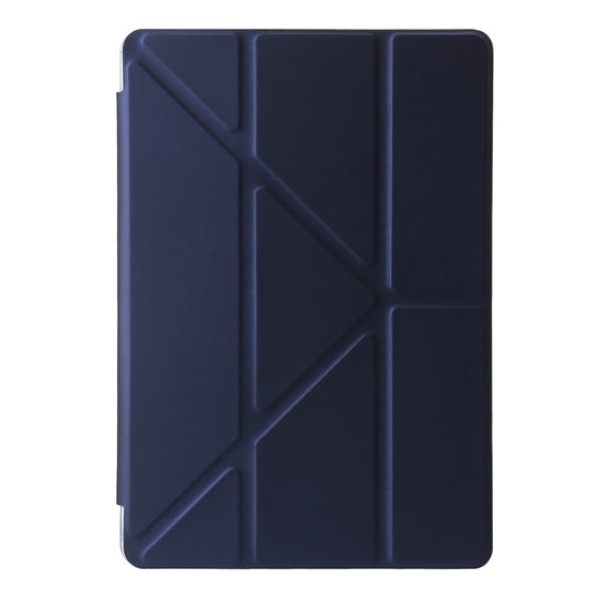 For Lenovo Tab M11 /Xiaoxin Pad 11 2024 Clear Acrylic Deformation Leather Tablet Case(Dark Blue) by buy2fix
