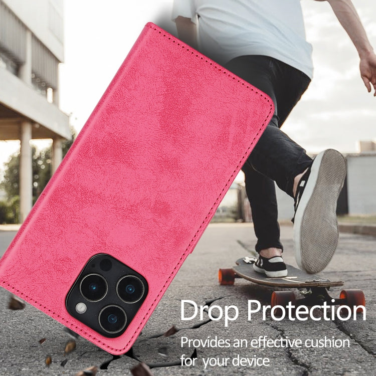 For iPhone 16 Pro Max 2 in 1 Detachable Phone Leather Case(Pink) by buy2fix