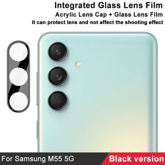 For Samsung Galaxy M55 5G imak High Definition Integrated Glass Lens Film Black Version by imak