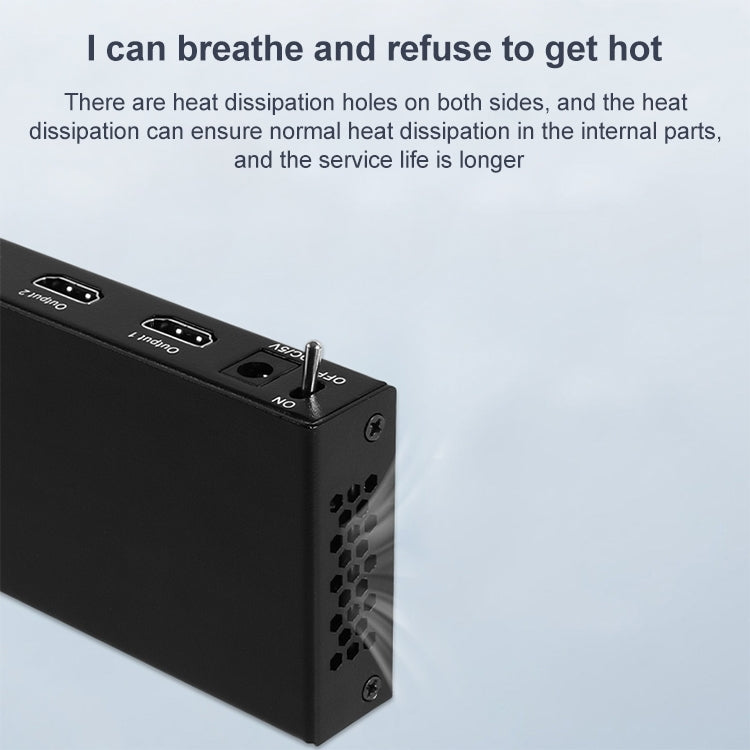 Measy SPH108 1 to 8 4K HDMI 1080P Simultaneous Display Splitter(UK Plug) by Measy