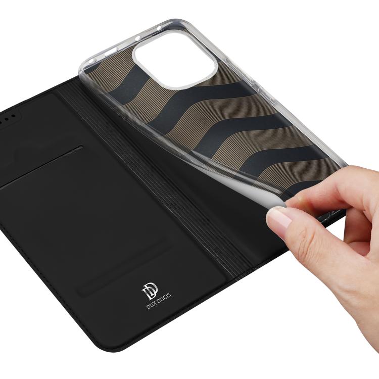 For Redmi Note 14 5G DUX DUCIS Skin Pro Series Flip Leather Phone Case(Black) - Note 14 Cases by DUX DUCIS | Online Shopping UK | buy2fix