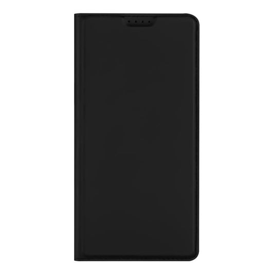 For Redmi Note 14 4G 163.25mm DUX DUCIS Skin Pro Series Flip Leather Phone Case(Black) - Note 14 Cases by DUX DUCIS | Online Shopping UK | buy2fix