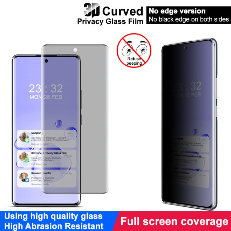 For OPPO A3 Pro 5G imak No Edge Version 3D Curved Privacy Full Screen Tempered Glass Film - OPPO Tempered Glass by imak | Online Shopping UK | buy2fix