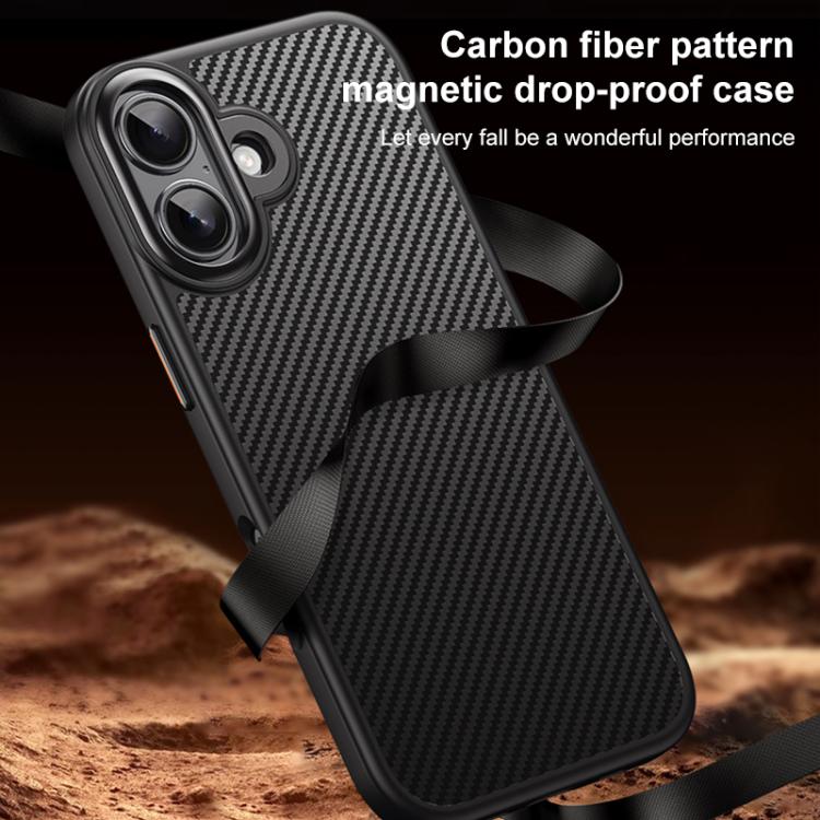 For iPhone 17 Kevlar Fiber Shockproof MagSafe Phone Case(Black) - iPhone 17 Cases by buy2fix | Online Shopping UK | buy2fix
