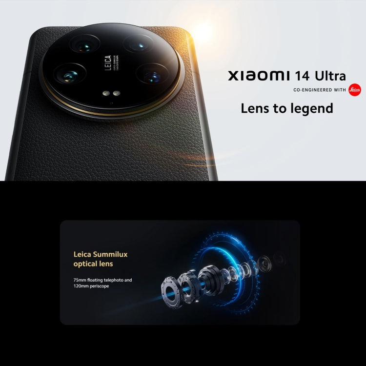 Xiaomi 14 Ultra, 16GB+1TB, 6.73 inch Xiaomi HyperOS Snapdragon 8 Gen 3 Octa Core 4nm up to 3.3GHz, NFC, Network: 5G(Black) - Xiaomi MI by Xiaomi | Online Shopping UK | buy2fix