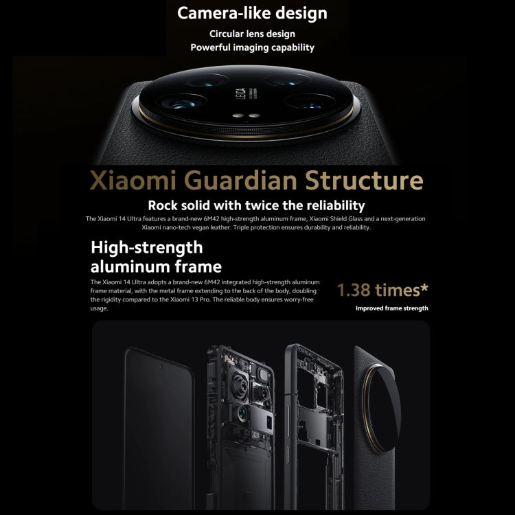 Xiaomi 14 Ultra, 16GB+1TB, 6.73 inch Xiaomi HyperOS Snapdragon 8 Gen 3 Octa Core 4nm up to 3.3GHz, NFC, Network: 5G(Black) - Xiaomi MI by Xiaomi | Online Shopping UK | buy2fix