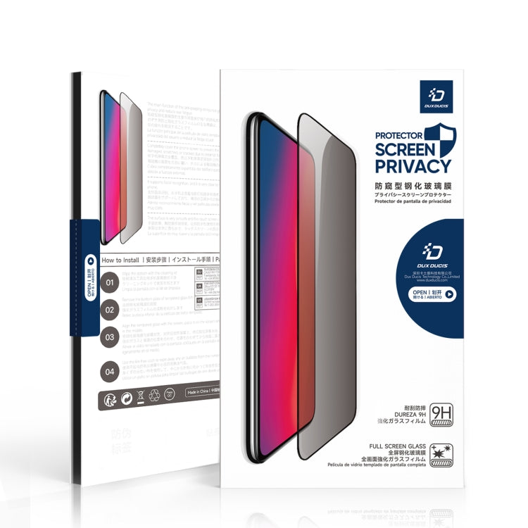 For Samsung Galaxy S25+ 5G 5pcs DUX DUCIS 0.33mm 9H High Aluminum Anti-spy HD Tempered Glass Film by DUX DUCIS