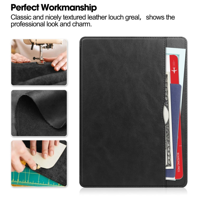 For Lenovo Tab M11/ Xiaoxin Pad 11 2024 Ultimate Pure Color Leather Smart Tablet Case(Black) by buy2fix