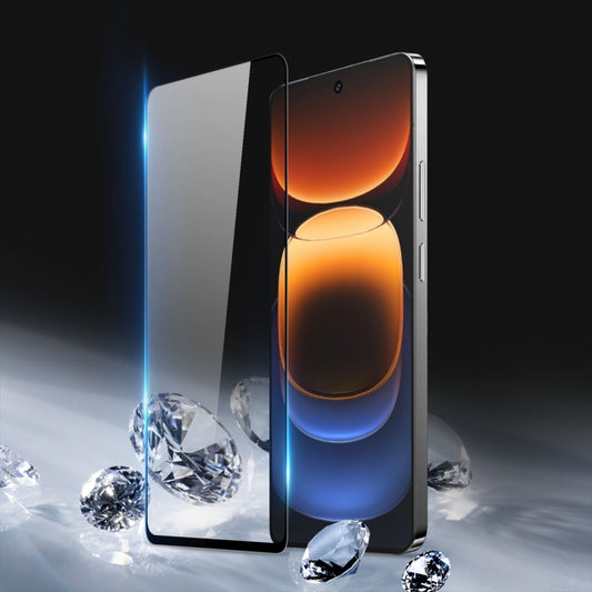 For vivo iQOO 12 10pcs DUX DUCIS 0.33mm 9H Medium Alumina Tempered Glass Film by DUX DUCIS