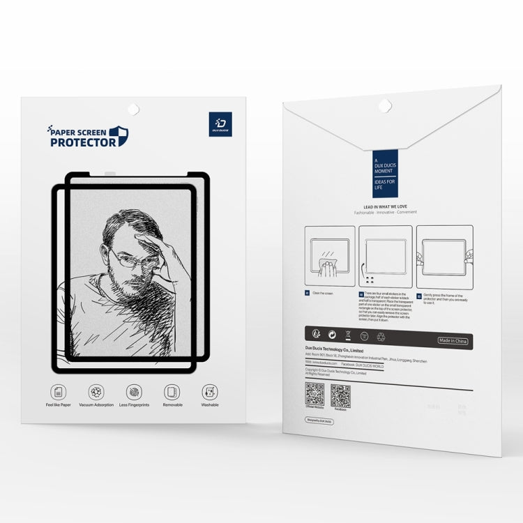 For iPad 10.2 2021 / 2020 / 2019 DUX DUCIS Naad Series Removable Paper-like Screen Protector by DUX DUCIS