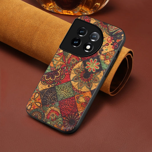 For OnePlus 11 Four Seasons Flower Language Series TPU Phone Case(Autumn Yellow) by buy2fix