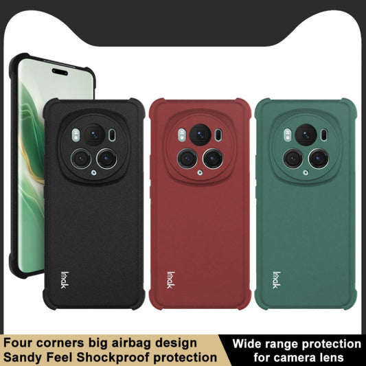 For Honor Magic6 Pro 5G imak Shockproof Airbag TPU Phone Case(Matte Green) by imak
